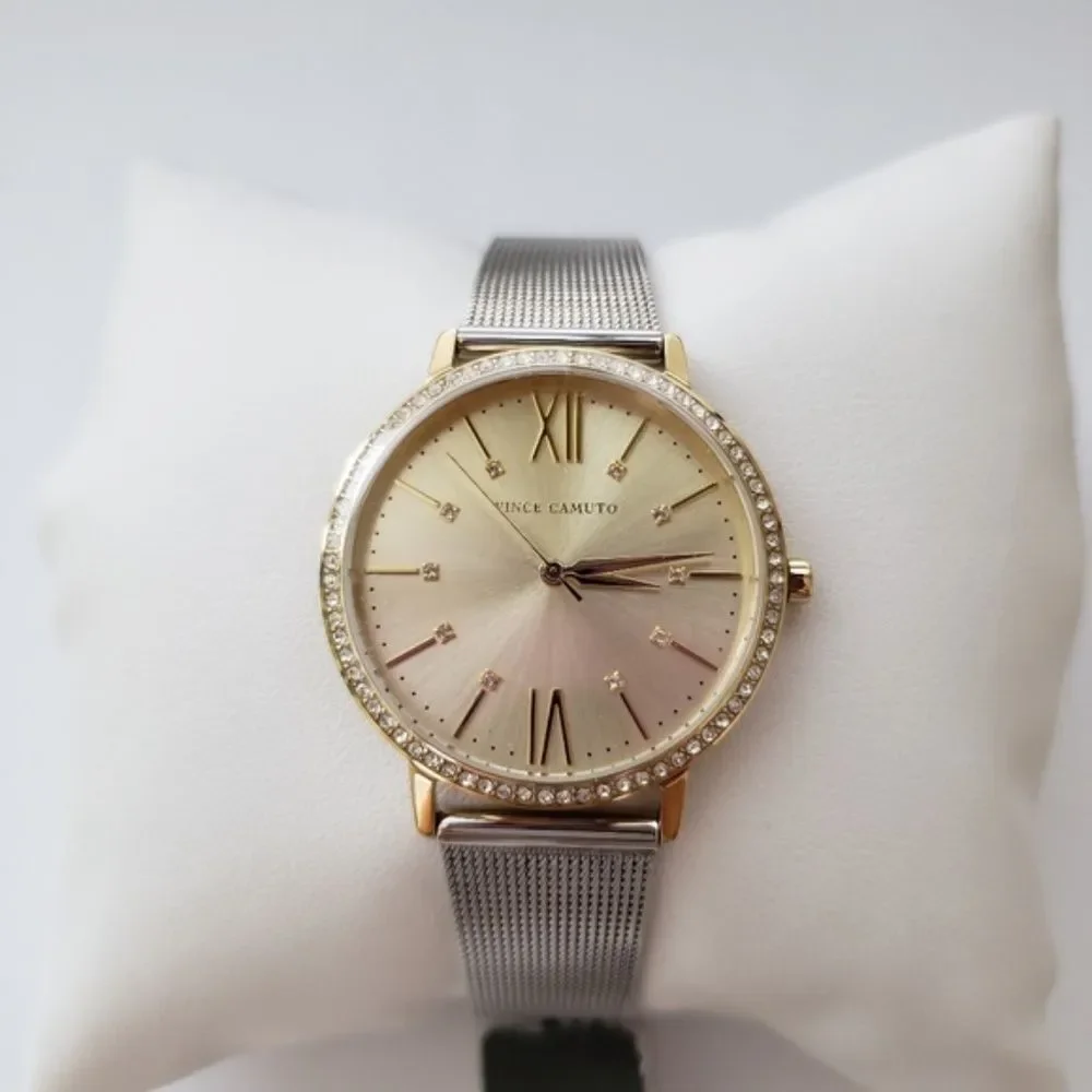 Vince Camuto 34mm Mesh Bracelet Watch